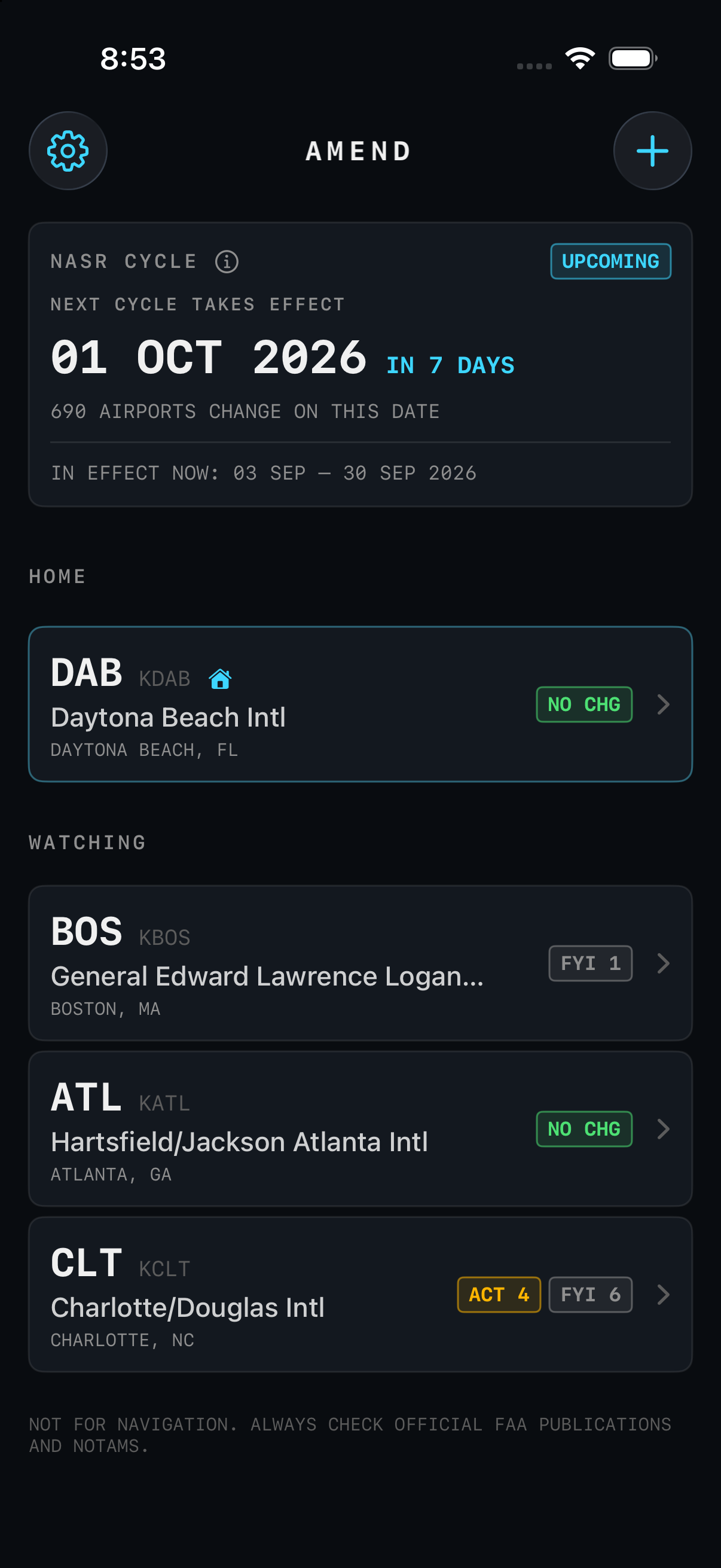 Amend on iPhone